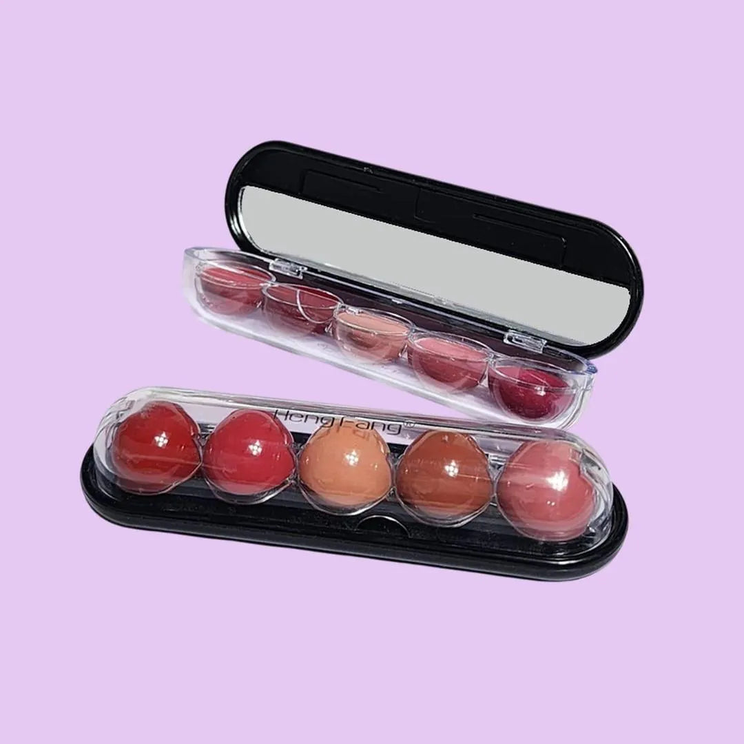 Bold Coverage Lip Palette Multicolor Nude Shades