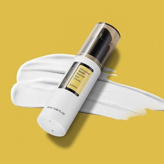 COSRX Snail Peptide Eye Cream with 73.7% Snail Mucin and Niacinamide - Brightening Korean Night Cream for Fine Lines and Dark Circles