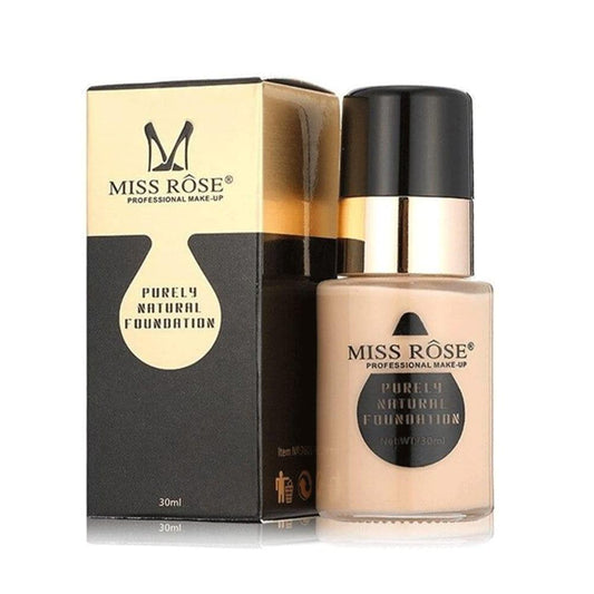 Miss Rose Light Coverage Foundation - Natural Ivory Finish | 30ml (1 Pcs)