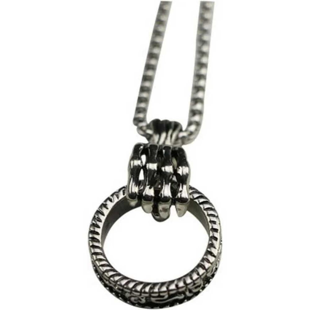 Necklace Elegant Ring Shaped Pendant