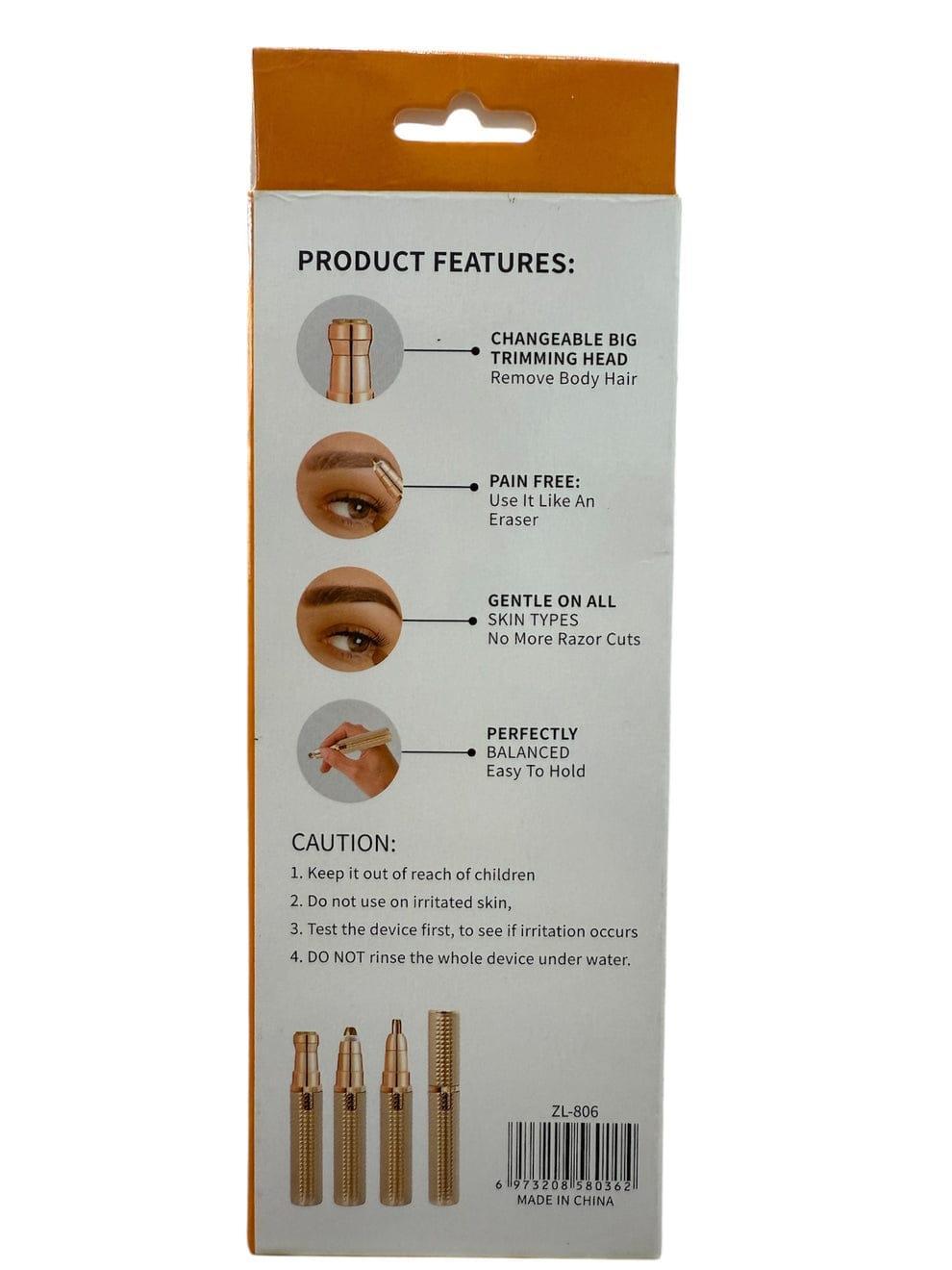 Flawzbss Rechargeable 3-in-1 Facial Hair Remover & Eyebrow Trimmer for Women