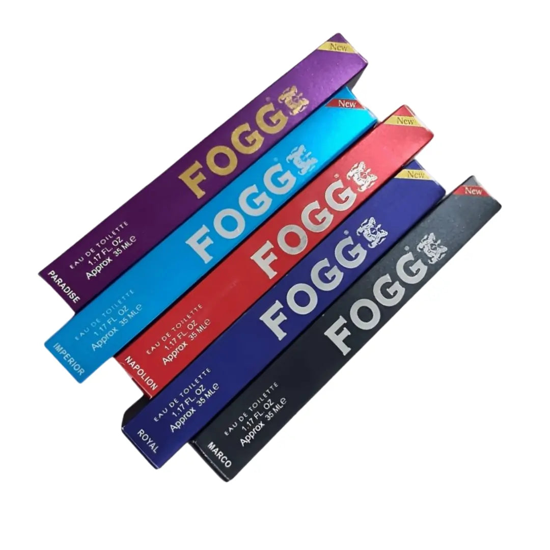 Pack Of 5 Fogg Long Lasting Perfume For Men 35ml