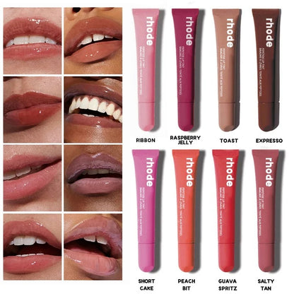 rhode lip tints Multicolor Velvet Glossy High Pigmented Lip Gloss - 10ml