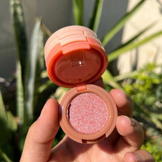 Peach 3-in-1 Blush Highlighter Kit for Daily & Party Wear