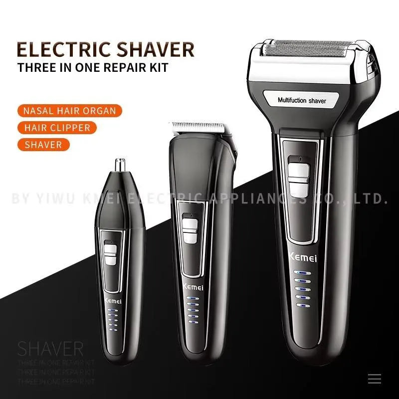 Dry Shave, Wet, Cordless, Rechargeable, Self-Sharpening, Pop-Up Trimmer Men's Hair Trimmer