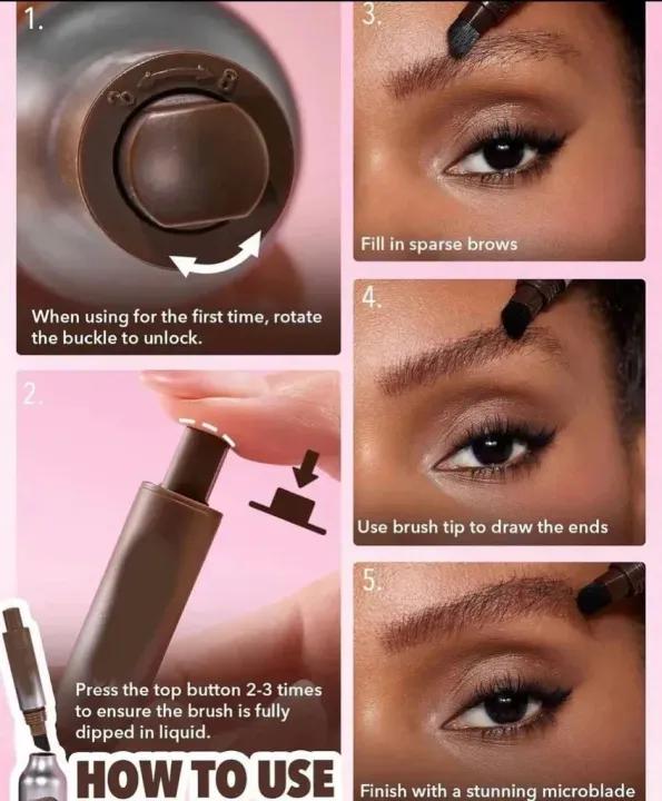 Brow Fection Angled Brush and Dip Liquid Eyebrow Gel Pen