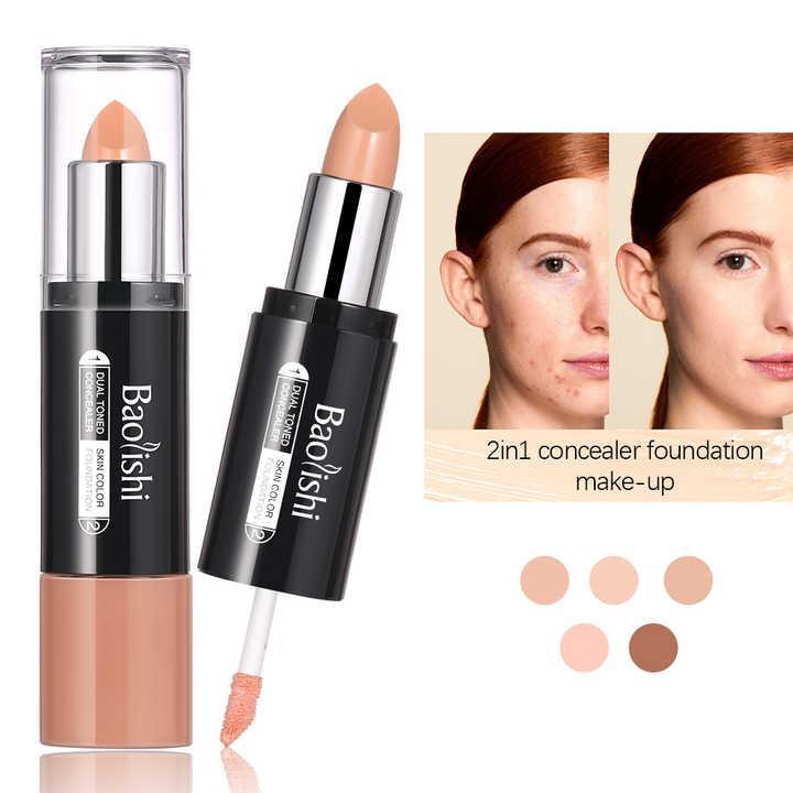 2 in 1 Matte Contour & Foundation Stick - High Coverage - 1 Pcs