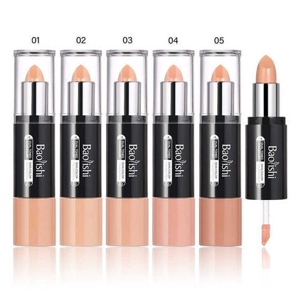 2 in 1 Matte Contour & Foundation Stick - High Coverage - 1 Pcs