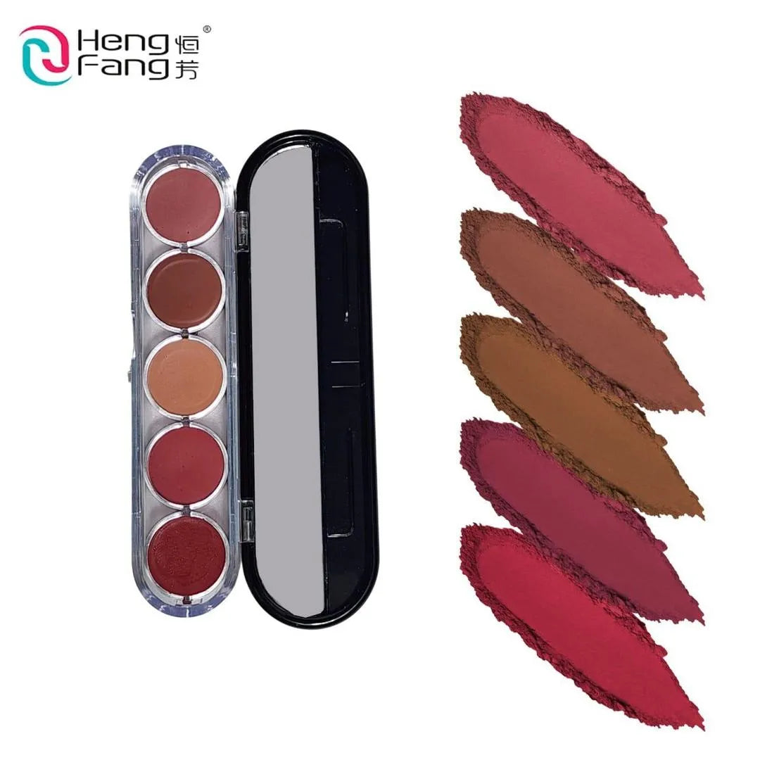 Bold Coverage Lip Palette Multicolor Nude Shades