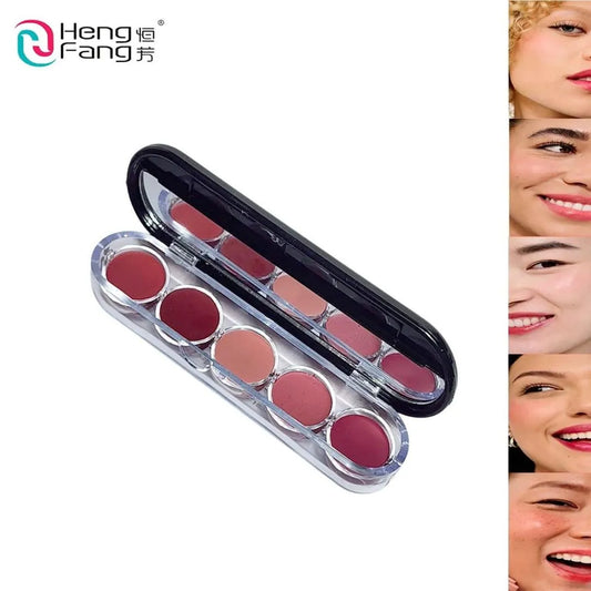Bold Coverage Lip Palette Multicolor Nude Shades