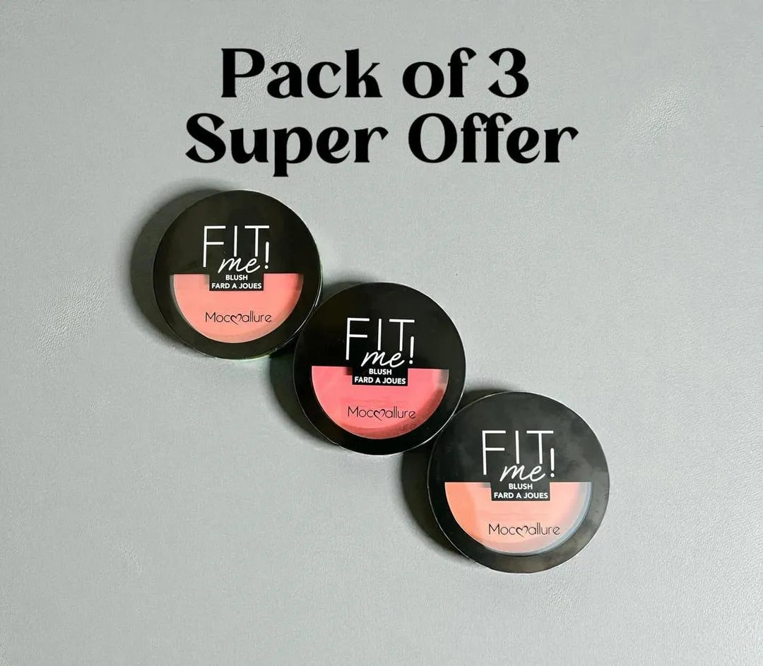 Fit Me Matte Blush Trio Combo – Smooth Matte Finish | Super Sale