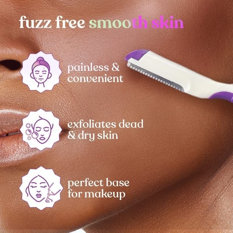 3 Pcs Painless Face Razors for Smooth Hair-Free Skin | Easy Hair Removal