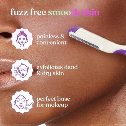 3 Pcs Painless Face Razors for Smooth Hair-Free Skin | Easy Hair Removal