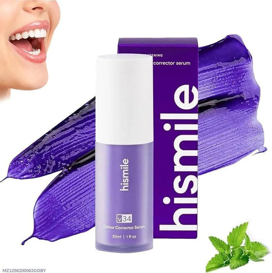 Teeth Whitening V34 Colour Corrector Serum - Purple Toothpaste