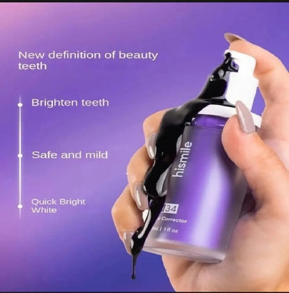 Teeth Whitening V34 Colour Corrector Serum - Purple Toothpaste