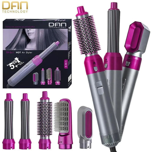 5In1 Hair Curler & Straightener