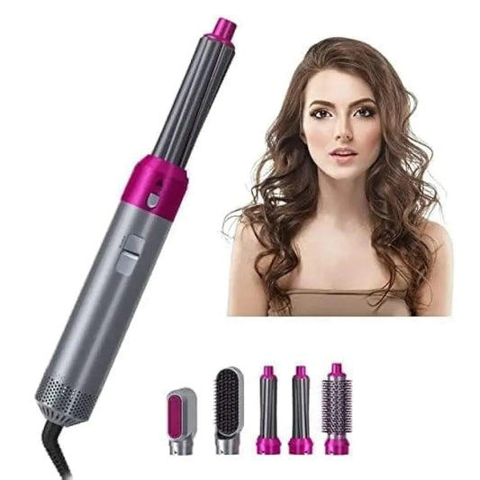 5In1 Hair Curler & Straightener