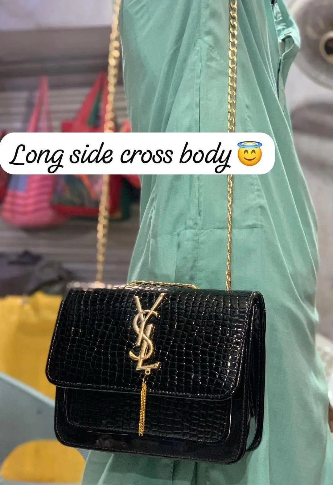 Girl's Leather Plain Shoulder Bag