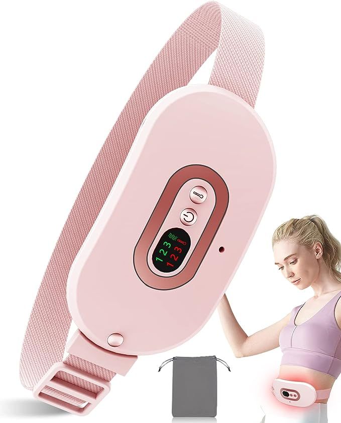 Electric Menstrual Heating Pad Period Cramp Relief Belt