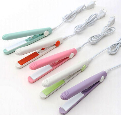Lightweight and Portable Mini Hair Straightener - 1 Pack with Corded Electric Feature