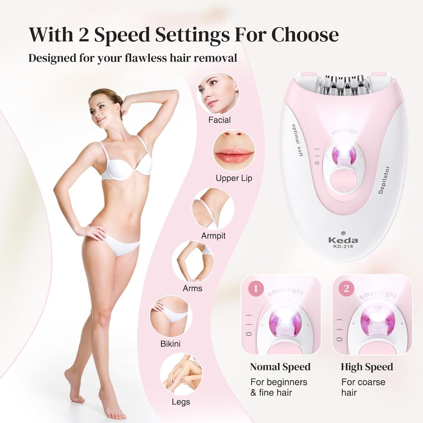 Rechargeable Women's Epilator