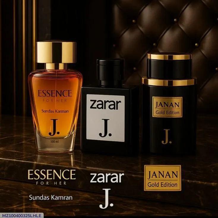 Janan+Essense+Zarar Pack Of 3 Perfumes