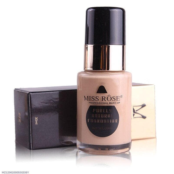 Miss Rose Light Coverage Foundation - Natural Ivory Finish | 30ml (1 Pcs)