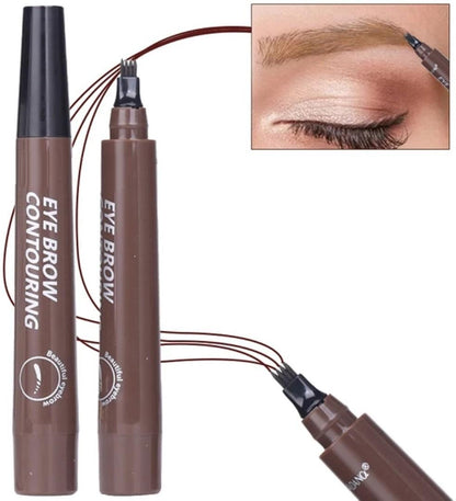 Waterproof Smudge Proof Eyebrow Pencil - 1 Pcs