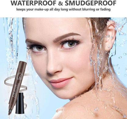 Waterproof Smudge Proof Eyebrow Pencil - 1 Pcs