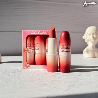 Bold Coverage Multicolor Lipstick - 3 Pcs Matte Finish