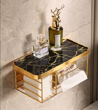 Storage Solution For Organized Makeup Makeup Brush Organizer, Paper Towel Rack Cosmetics shelf