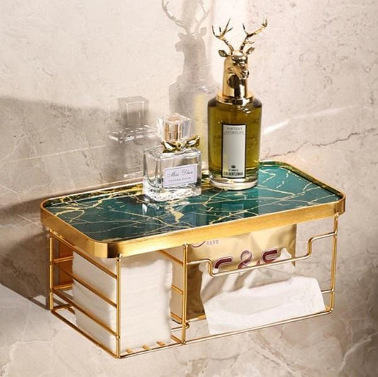 Storage Solution For Organized Makeup Makeup Brush Organizer, Paper Towel Rack Cosmetics shelf