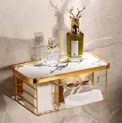 Storage Solution For Organized Makeup Makeup Brush Organizer, Paper Towel Rack Cosmetics shelf