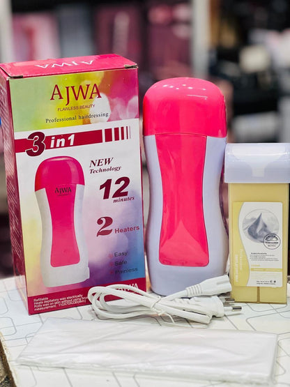 Smooth Skin Wax Heater Kit - Experience Hair-Free Skin, 1 Pcs Wax Strips & Beads Included