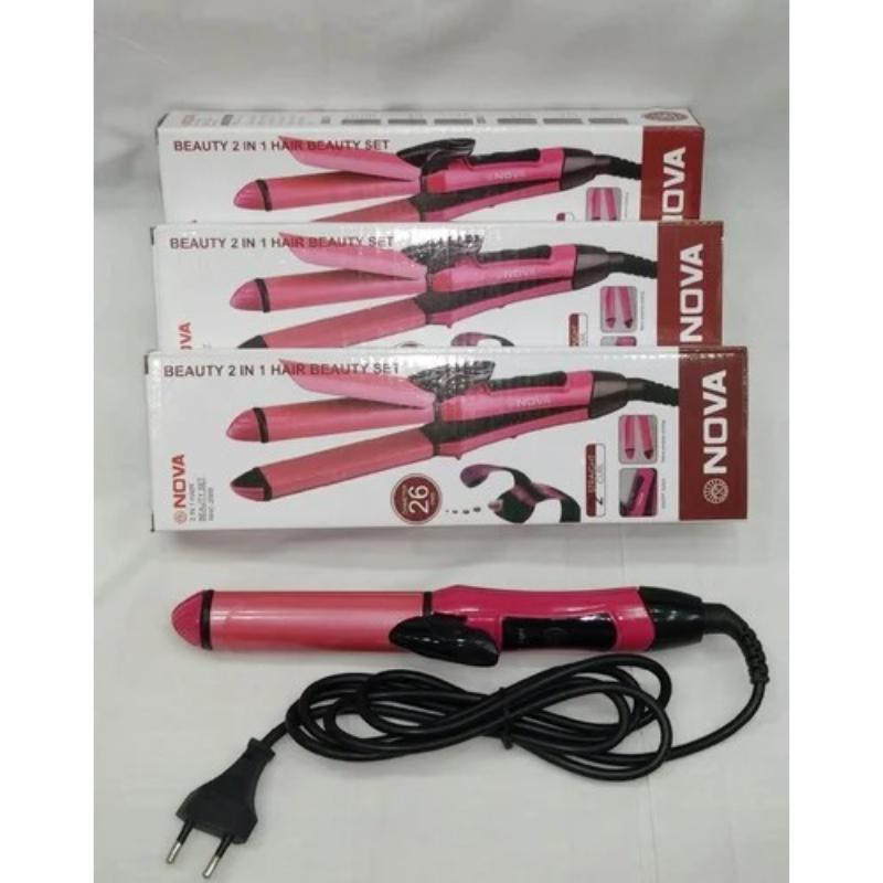 2 In 1 Lightweight Hair Straightener & Curler