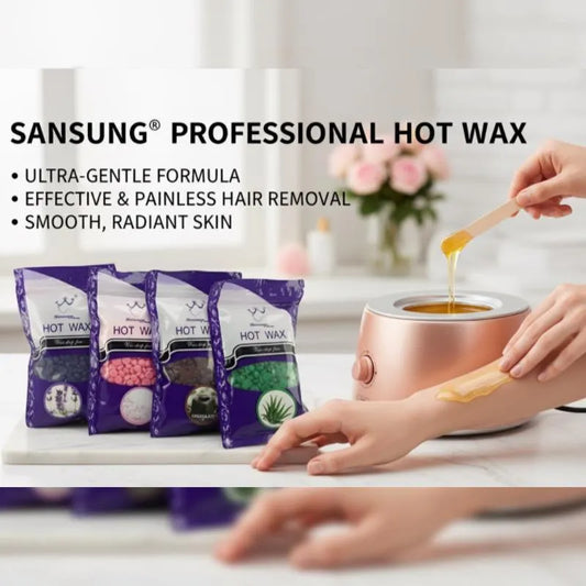 Painless Hard Wax Beads (100g Bag) - Stripless Depilatory Film Wax