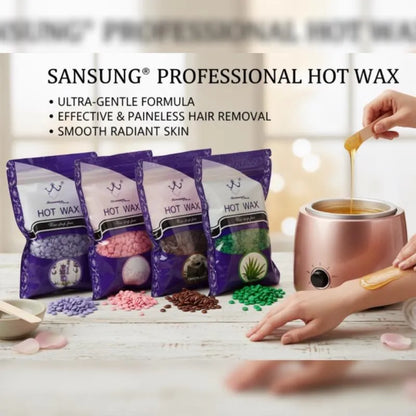Painless Hard Wax Beads (100g Bag) - Stripless Depilatory Film Wax