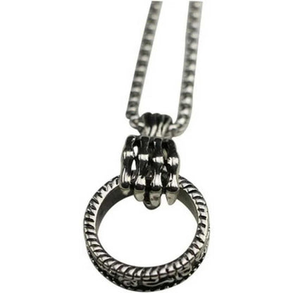 Necklace Elegant Ring Shaped Pendant