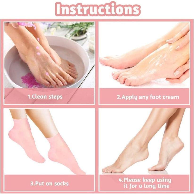 Silicone Anti-Crack Moisturizing Socks for Feet