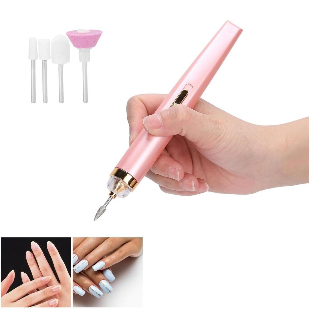 Professional Manicure Nail Tools - 1 Pack Pink ABS Plastic Set