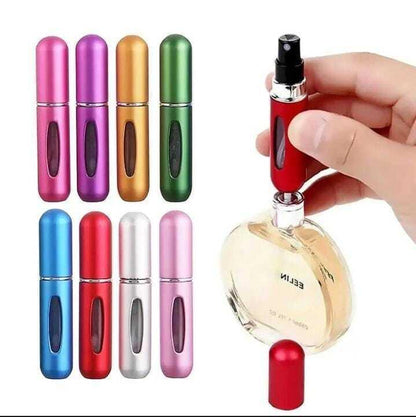 20 Pcs Multicolor Reusable Perfume Refillers, Crafted from durable metal