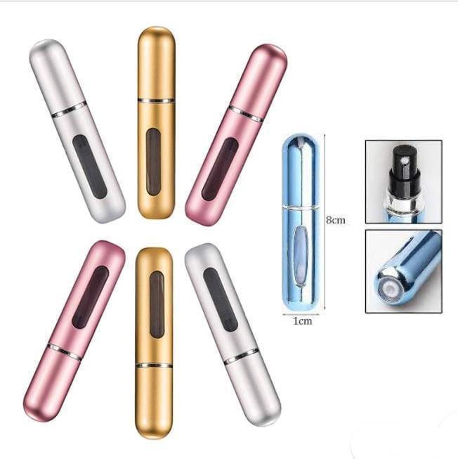 20 Pcs Multicolor Reusable Perfume Refillers, Crafted from durable metal