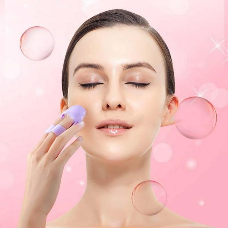 Exfoliation Face Cleaner Brush, Finger Soap Shaped Face Wash Brush