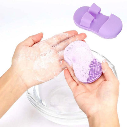 Exfoliation Face Cleaner Brush, Finger Soap Shaped Face Wash Brush