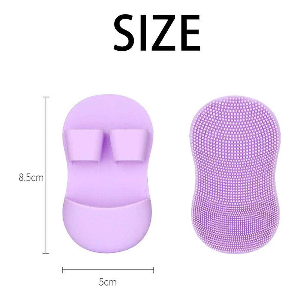 Exfoliation Face Cleaner Brush, Finger Soap Shaped Face Wash Brush