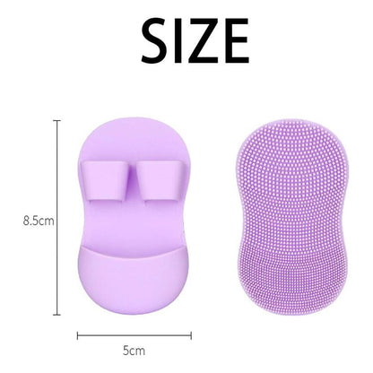 Exfoliation Face Cleaner Brush, Finger Soap Shaped Face Wash Brush