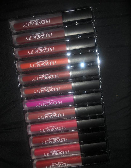 Huda Beauty Matte Lip Gloss Set of 12