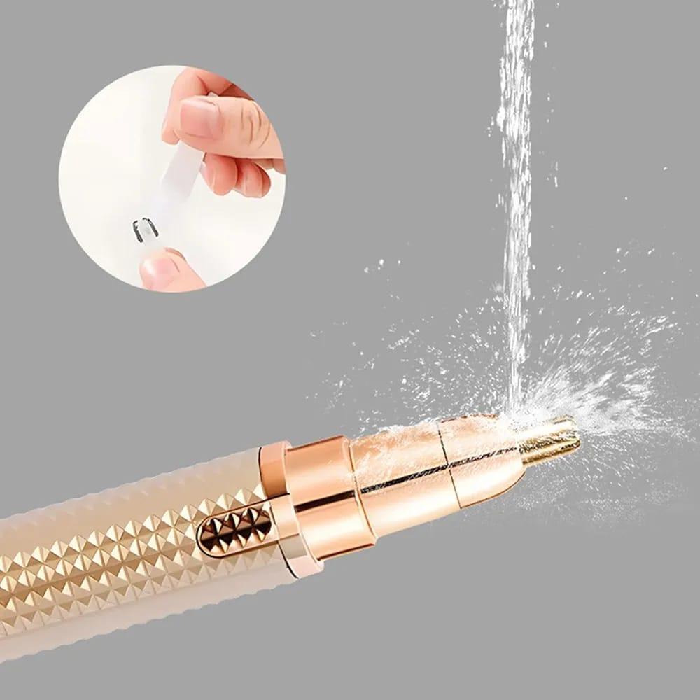Flawzbss Rechargeable 3-in-1 Facial Hair Remover & Eyebrow Trimmer for Women