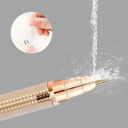 Flawzbss Rechargeable 3-in-1 Facial Hair Remover & Eyebrow Trimmer for Women