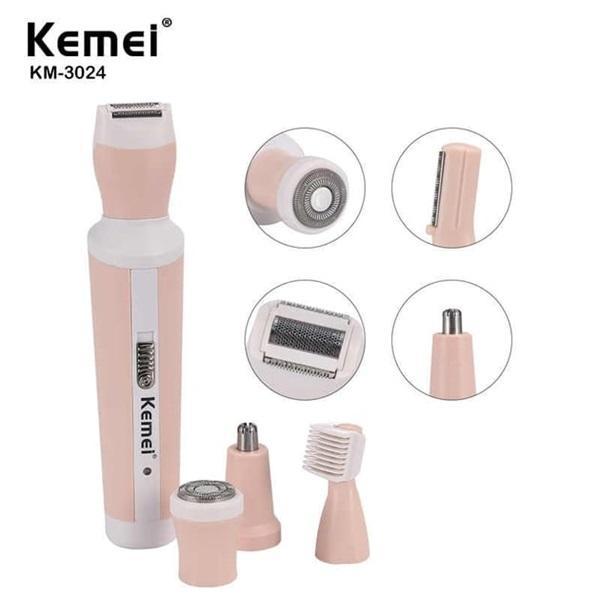 Kemei Detachable Head Women's Hair Shaver
